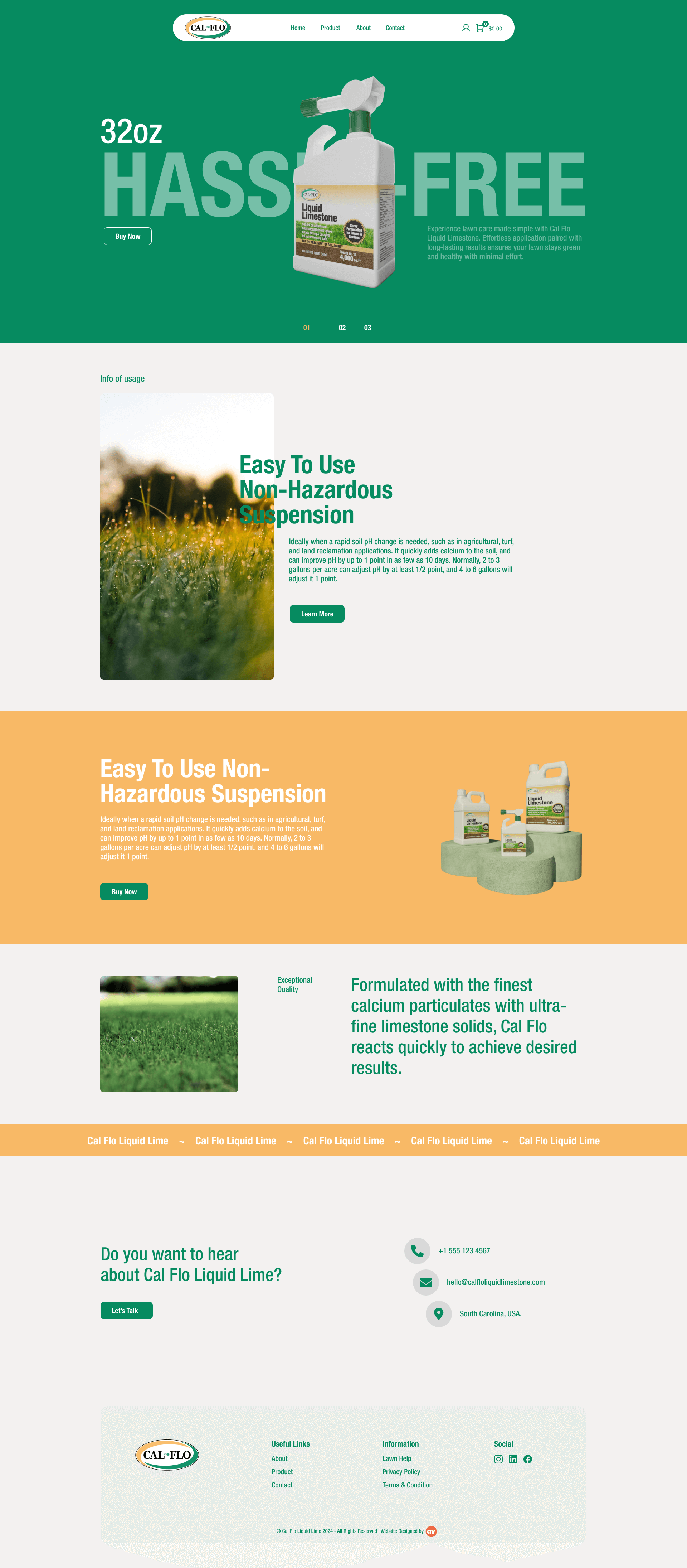 Cal Flo Liquid Limestone